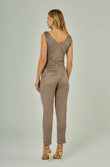 ONE UP - Calca Chamois Havana Cinza